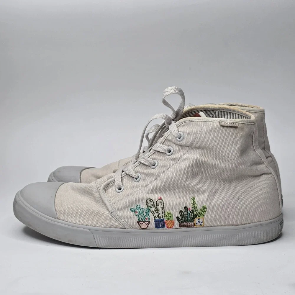 Bangs London Fog Men's Shoes Size 12 Women's 13.5 Gray Cactus High Top Sneakers